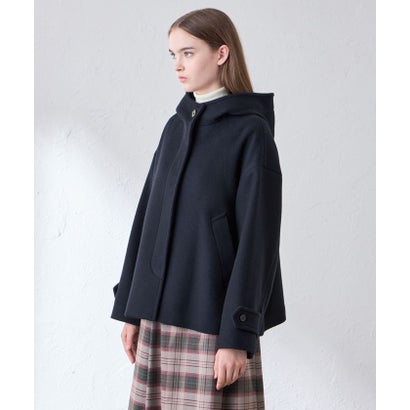 マッキントッシュ ロンドン MACKINTOSH LONDON 【ROSLEY/ロズリー】ダブルフェイスモッサフーデッドショートコート （ネイビー）｜詳細画像