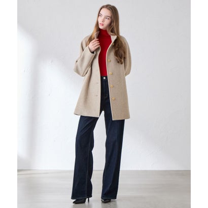 マッキントッシュ ロンドン MACKINTOSH LONDON 【BARNET/バーネット】ダブルフェイスモッサスタンドカラーコート （ベージュ）｜詳細画像