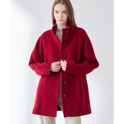 マッキントッシュ ロンドン MACKINTOSH LONDON 【BARNET/バーネット】ダブルフェイスモッサスタンドカラーコート （レッド）｜詳細画像