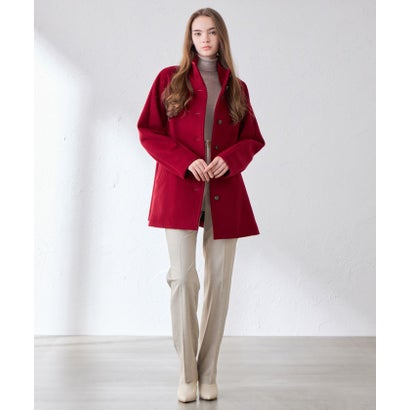 マッキントッシュ ロンドン MACKINTOSH LONDON 【BARNET/バーネット】ダブルフェイスモッサスタンドカラーコート （ブラック）｜詳細画像