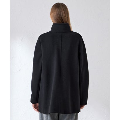 マッキントッシュ ロンドン MACKINTOSH LONDON 【BARNET/バーネット】ダブルフェイスモッサスタンドカラーコート （ブラック）｜詳細画像