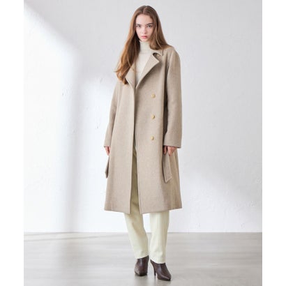 マッキントッシュ ロンドン MACKINTOSH LONDON 【RESFON/レスフォン】ダブルフェイスモッサウールトレンチコート （ブラック）｜詳細画像