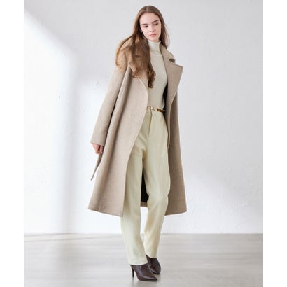 マッキントッシュ ロンドン MACKINTOSH LONDON 【RESFON/レスフォン】ダブルフェイスモッサウールトレンチコート （ブラック）｜詳細画像