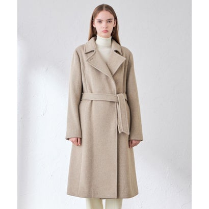 マッキントッシュ ロンドン MACKINTOSH LONDON 【RESFON/レスフォン】ダブルフェイスモッサウールトレンチコート （ブラック）｜詳細画像
