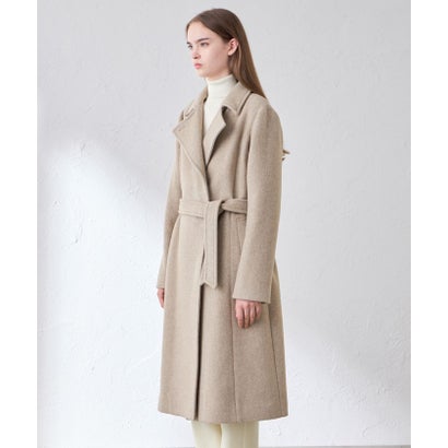 マッキントッシュ ロンドン MACKINTOSH LONDON 【RESFON/レスフォン】ダブルフェイスモッサウールトレンチコート （ブラック）｜詳細画像