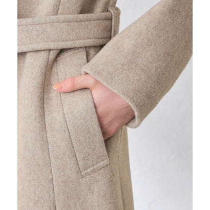 マッキントッシュ ロンドン MACKINTOSH LONDON 【RESFON/レスフォン】ダブルフェイスモッサウールトレンチコート （ベージュ）｜詳細画像