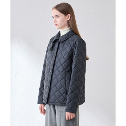 マッキントッシュ ロンドン MACKINTOSH LONDON 【L】エマキルティングステンカラーショートコート （ネイビー）｜詳細画像