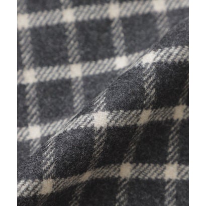 マッキントッシュ ロンドン MACKINTOSH LONDON 【BANTON/バントン】ウールダブルクロスチェックステンカラーコート （グレー5）｜詳細画像