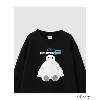 Disney 『ベイマックス』/サガラ刺しゅう裏毛トレーナー （ブラック）｜詳細画像