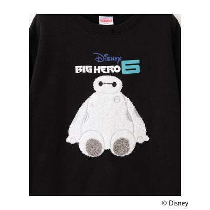 Disney 『ベイマックス』/サガラ刺しゅう裏毛トレーナー （ブラック）｜詳細画像