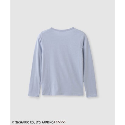 サンリオキャラクターズ 着ぐるみポチャッコ プリント長袖Tシャツ （サックス）｜詳細画像