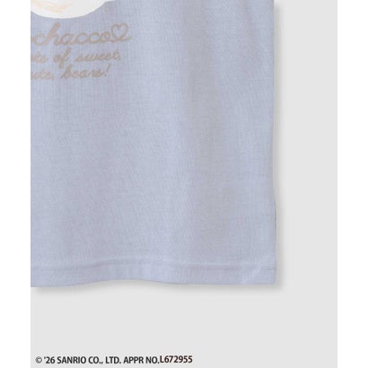 サンリオキャラクターズ 着ぐるみポチャッコ プリント長袖Tシャツ （サックス）｜詳細画像