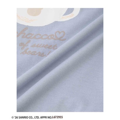 サンリオキャラクターズ 着ぐるみポチャッコ プリント長袖Tシャツ （サックス）｜詳細画像