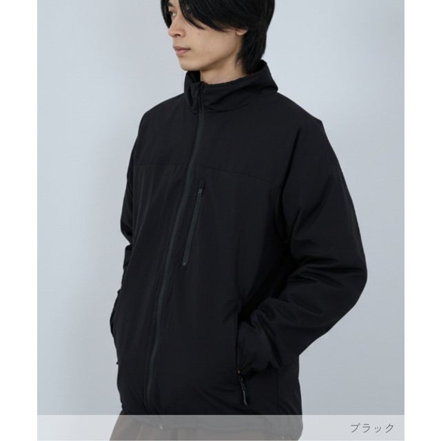 シャットアウター SOLOTEX(R)使用 裏シャギースタンドジャケット （ブラック）