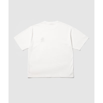 OZZY ワンポイント サガラ刺繍 クルーネック 半袖Tシャツ （ホワイト）｜詳細画像