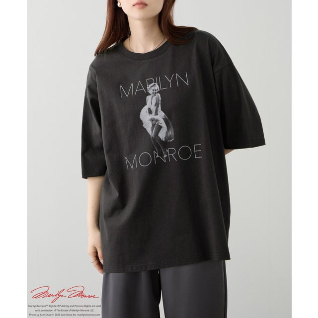 マリリン・モンロー ルーズTシャツB （ブラック）