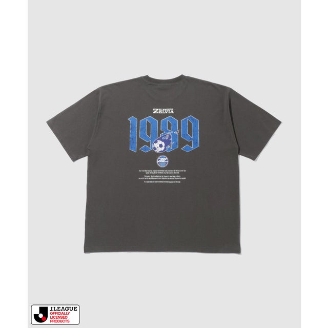 FC町田ゼルビア デザインTシャツ/Jリーグ FC MACHIDA ZELVIA （チャコール）