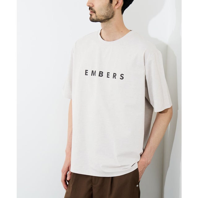 接触冷感 テック天竺5分袖Tシャツ （杢グレー）