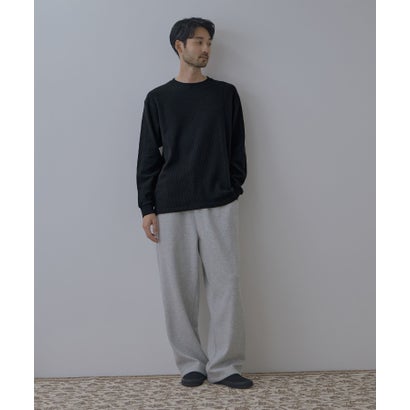 BCIコットン リラックスフィット ワッフル長袖Tシャツ （ホワイト）｜詳細画像