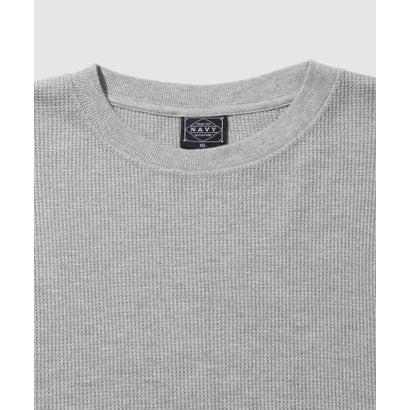 BCIコットン リラックスフィット ワッフル長袖Tシャツ （ホワイト）｜詳細画像