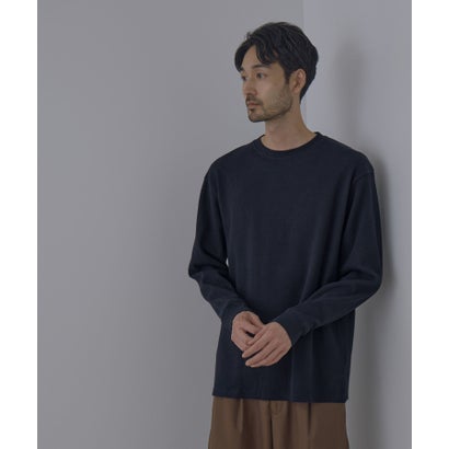 BCIコットン リラックスフィット ワッフル長袖Tシャツ （グレー）｜詳細画像