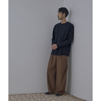 BCIコットン リラックスフィット ワッフル長袖Tシャツ （グレー）｜詳細画像