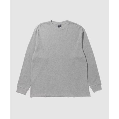 BCIコットン リラックスフィット ワッフル長袖Tシャツ （グレー）｜詳細画像
