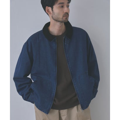 襟コーデュロイジャケット （レッド）｜詳細画像