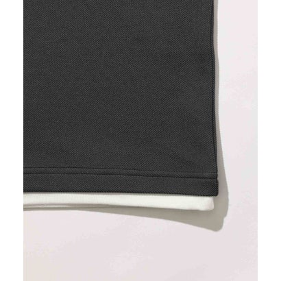 ツイルジョーゼット フェイクレイヤード長袖Tシャツ （ブルー）｜詳細画像