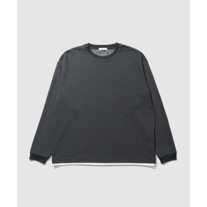 ツイルジョーゼット フェイクレイヤード長袖Tシャツ （ブラック）｜詳細画像