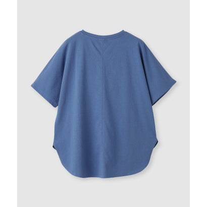 SARARI 接触冷感 ドルマンシルエット UVカットTシャツ （ブルー）｜詳細画像