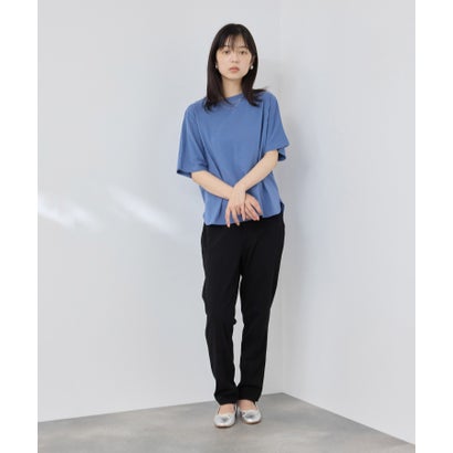 SARARI 接触冷感 ドルマンシルエット UVカットTシャツ （ブルー）｜詳細画像