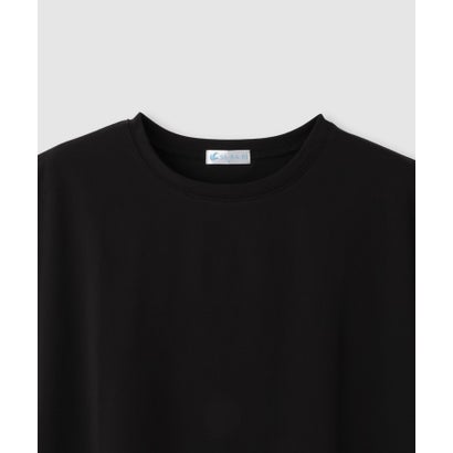 SARARI 接触冷感 UVカット 裾アシンメトリーレースTシャツ （ブラウン）｜詳細画像