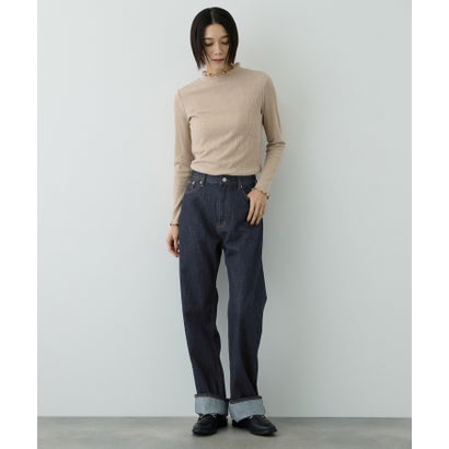 毎日はきたくなるデニム「マイデニ」 ルーズストレート （ストーンウォッシュ）｜詳細画像