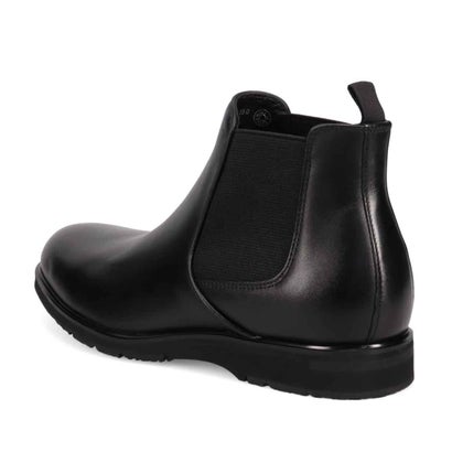 マドラスウォーク madras Walk 【GORE-TEX】「Recovery Shiatsu Insole」搭載で指圧効果により血行をよくする。ゴアテックス搭載  幅広4E ラウンド サイドゴアドレスカジュアルブーツ MW7415HR （ブラック）｜詳細画像