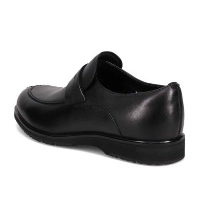 【GORE-TEX】「Recovery Shiatsu Insole」搭載で指圧効果により血行をよくする。幅広4E  スリッポンドレスカジュアルシューズ MW7412HR （ブラック）｜詳細画像