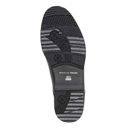 【GORE-TEX】「Recovery Shiatsu Insole」搭載で指圧効果により血行をよくする。幅広4E  スリッポンドレスカジュアルシューズ MW7412HR （ブラック）｜詳細画像