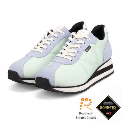 【GORE-TEX】 マドラスウォーク madras Walk 「Recovery Shiatsu Insole」搭載で指圧効果により血行を115％促進。 防水・透湿機能 ナイロンスニーカー （ブルーテクスチャー）｜詳細画像
