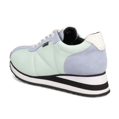 【GORE-TEX】 マドラスウォーク madras Walk 「Recovery Shiatsu Insole」搭載で指圧効果により血行を115％促進。 防水・透湿機能 ナイロンスニーカー （ブルーテクスチャー）｜詳細画像