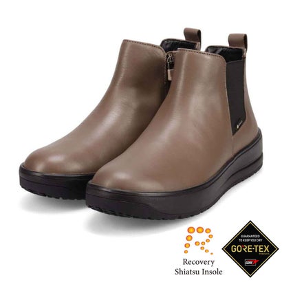 【GORE-TEX】 マドラスウォーク madras Walk 「Recovery Shiatsu Insole」搭載で指圧効果により血行を115％促進。 サイドゴアショートブーツ （オーク）｜詳細画像
