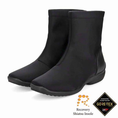 【GORE-TEX】「Recovery Shiatsu Insole」搭載で指圧効果により血行をよくする。スクエアトゥブーツ MWL4072R （ブラック）｜詳細画像