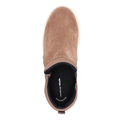 【GORE-TEX】 「Recovery Shiatsu Insole」搭載で指圧効果により血行をよくする。外ジッパーリブ付きカジュアルブーツ MWL1046R （オークスエード）｜詳細画像