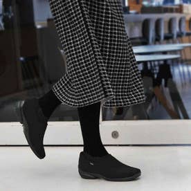 【GORE-TEX】 「Recovery Shiatsu Insole」搭載で指圧効果により血行をよくする。スクエアトゥスリッポンシューズ MWL4071R （ブラック）