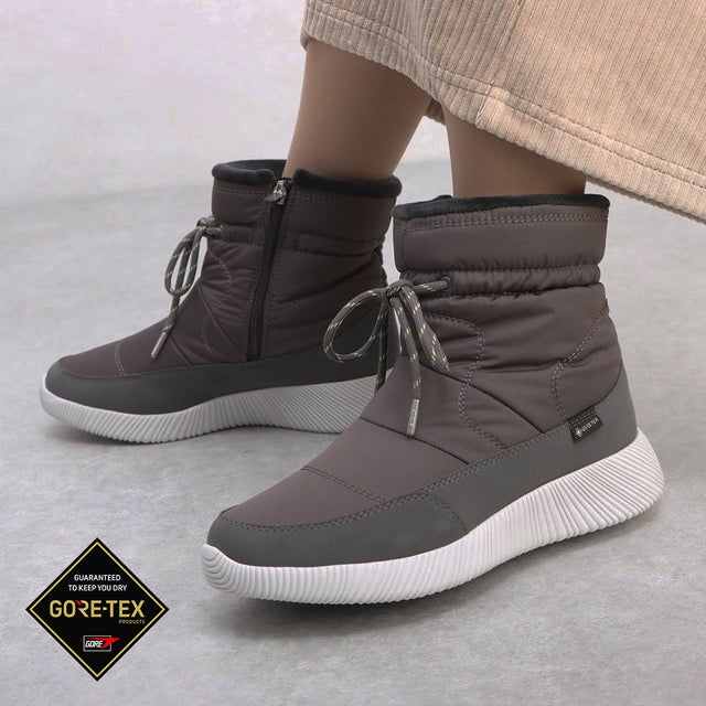 
                    【GORE-TEX】軽くて履きやすく暖かい 足元の冷え対策に  防寒仕様カジュアルブーツ MWL2203（グレー）
