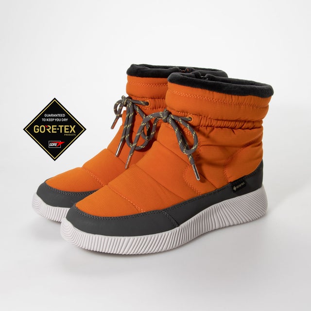 
                    【GORE-TEX】軽くて履きやすく暖かい 足元の冷え対策に  防寒仕様カジュアルブーツ MWL2203（オレンジ）