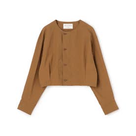 マカフィー MACPHEE コットンナイロンワッシャー クルーネック