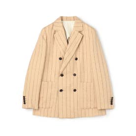 マカフィー MACPHEEダブルカバーリネン ダブルブレストジャケット （42