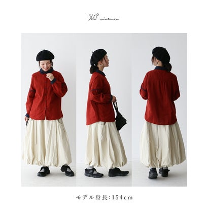 サンポクシェル sanpo kuschel 配色バイカラーで引き締める （レッド）｜詳細画像