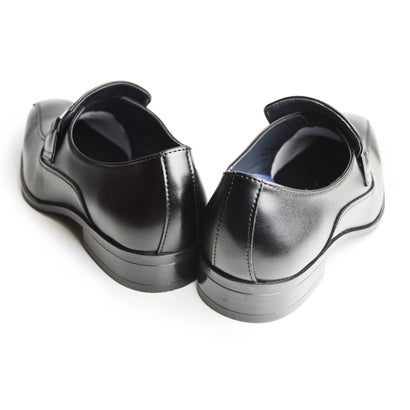 マリオロゼッティ MARIO ROZZETTY ビジネスシューズ メンズ ビジネス靴 革靴 幅広 制菌 バクテシャット コンポジションレザー ビットローファー （ブラック）｜詳細画像