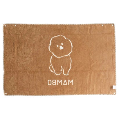 マンボ MAMBO ブランケット ひざ掛け メンズ レディース 軽量 吸湿 保湿 防寒 3WAY Blanket アイボリー ブラウン 42110831-28-00 （ブラウン）｜詳細画像